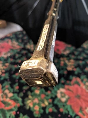 Antique 1800s Mourning Parasol Umbrella Steel Ribs MOP Inlay for Restoration - Image 1 of 4