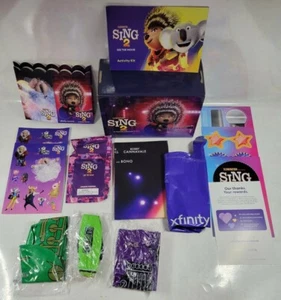 SING 2 Limited Edition Activity Kit, Xfinity Rewards/Stickers/Poster/Balloon etc - Picture 1 of 8