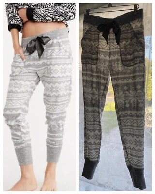 Abercrombie & Fitch Cozy Sleep Lounge Pants Soft Snowflake Vintage Y2K Christmas - Image 1 of 4
