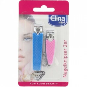 Elina Med Nagelknipser Set stylisch rosa & Blau Nagelschneider Mamiküre Pediküre - Bild 1 von 1