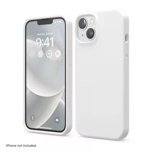 Custodia iPhone 14 PLUS Bianca iPhone 14 PLUS Silicone Bianca Alta Qualità Morbida - Foto 1 di 4