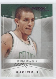 2004-05 Skybox Autographics Purple Royal Insignia /25 Delonte West #86 Rookie RC