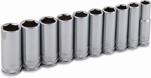 Titan 68402 10-Piece 3/8-Inch Drive 6-Point Metric Deep Socket Set - Picture 1 of 1