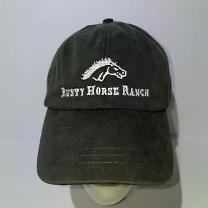 Dusty Horse Ranch Baseball Cap Adams Upscale Fashion Black Dad Cowboy Breathable - Picture 1 of 7
