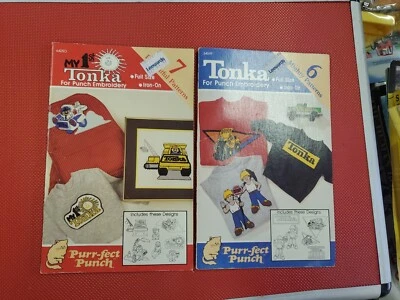 Vtg 1990 Purr-Fect Punch 13 Patterns For Punch Embroidery TONKA - Image 1 of 4