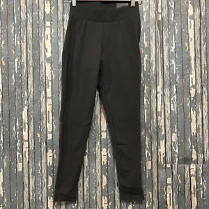 TORRID Ribbed Waist Gray Premium Women's Leggings - Size 00 M/L 10 NWT - Picture 1 of 7