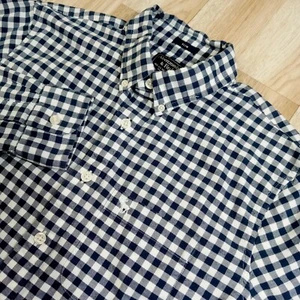 Abercrombie & Fitch Shirt Mens Medium Slim Long Sleeve Button Down Checked - Picture 1 of 10