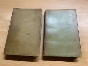 *RARE* 1894 "LES PIERRES DE VENISE" TOMES 1 & 2 LIVRES ANTIQUES EN CUIR (P6) - Picture 1 of 23