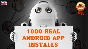 1000 real guaranteed Wolrdwide Targetted Android mobile app installs and opens - Picture 1 of 1