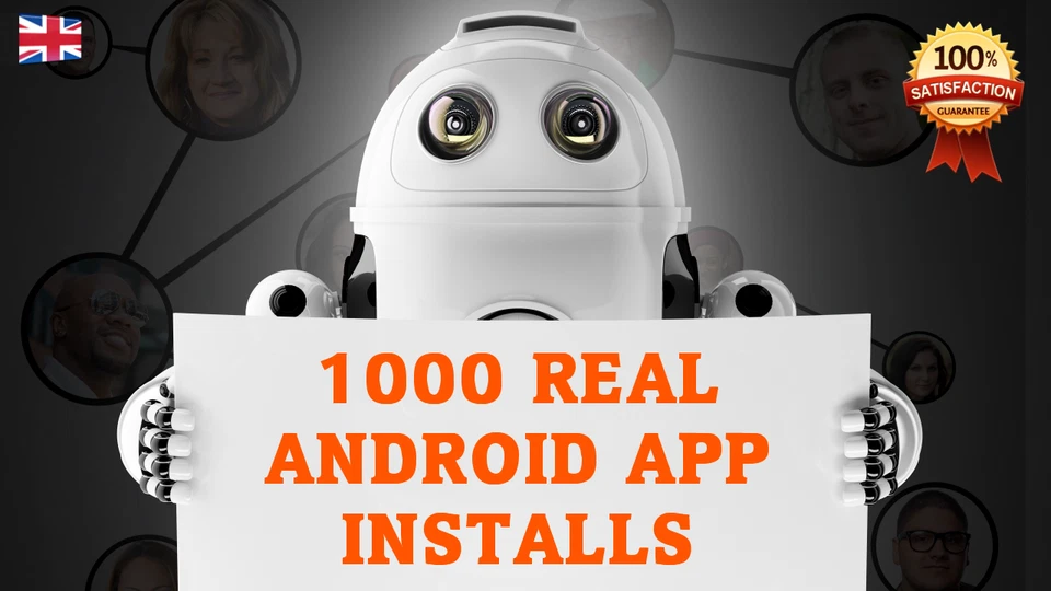 1000 real guaranteed Wolrdwide Targetted Android mobile app installs and opens - Image 1 of 1