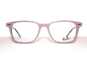 RAY-BAN RB7119 5715 BROWN HAVANA AUTHENTIC EYEGLASSES RX 55-17-145 RB 7119 NEW - Picture 1 of 6