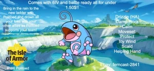 Pokemon Sword And Shield Shiny Politoed 6IV Battle Ready Fast Delivery - Picture 1 of 5