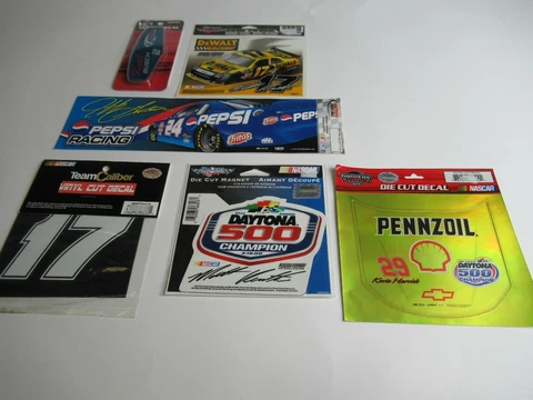 NASCAR Decal W/ Magnet Collection: Matt Kenseth, Kevin Harvick, Jeff Gordon Cover