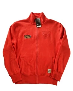 Mitchell & Ness 1996 NBA Finals Chicago Bulls Full Zip Sweater Men's Size Large - Picture 1 of 8