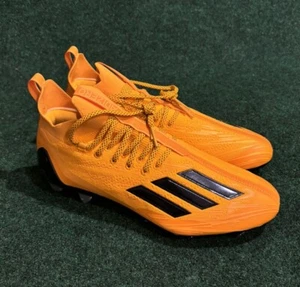 Adidas ADIZERO PRIMEKNIT Football Cleats Collegiate GOLD Black HP8747 Men's 12 - Picture 1 of 7