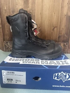 NWT HAIX AIRPOWER XR2 WATERPROOF COMPOSITE TOE EMS BOOTS 605118 - Men Size 9.5 M - Picture 1 of 22