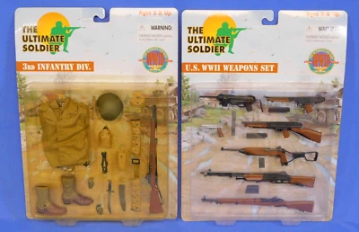 ULTIMATE SOLDIER WWII US 3RD INFANTRY DIVISION & WEAPONS SETS 1999 1:6 SCALE Foto 1 de 4