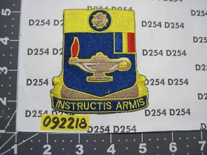Army Crest Pocket jacket PATCH color for Veterans 183rd INFANTRY REGIMENT - Picture 1 of 1