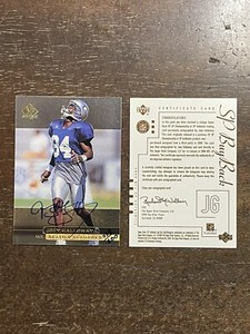 JOEY GALLOWAY 1998 UPPER DECK SP AUTHENTIC 2000 BUY BACK AUTOGRAPH AUTO 055/200