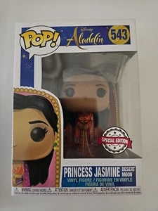 Funko Pop Vinyl Disney Aladdin Princess Jasmine Desert Moon #543 Special Ed New - Picture 1 of 3