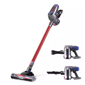 Devanti Stick Vacuum Cleaner Bagless Cordless Red 150W - Picture 1 of 7