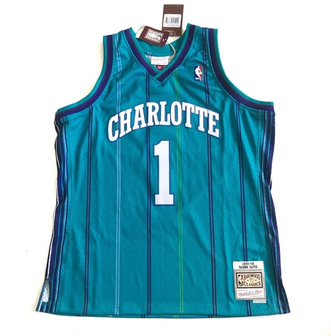 Mitchell & Ness Baron Davis Charlotte Hornets 99/00 xl authentic swingman Jersey Cover