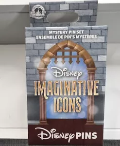 Disney Parks 2024 Imaginative Icons Pin Mystery Box NEU VERSIEGELT 2 Pins innen - Bild 1 von 3