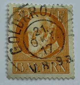 1917 GOLDKRONACH BAVARIA GERMANY WITH SON CANCEL - Picture 1 of 2