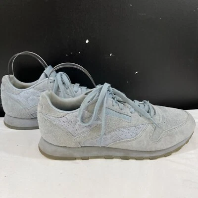 Женские синие кожаные повседневные кроссовки Reebok размер 10 SKU 6554 - Изображение 1 из 4