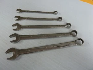 Juego de llaves combinadas Snap-on 5PC SAE estándar 12PT OEX EE. UU. - Imagen 1 de 5