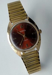 Vostok 2409A Model 803514 Gold Plated Vintage Original Soviet Stylish Watch - Picture 1 of 11