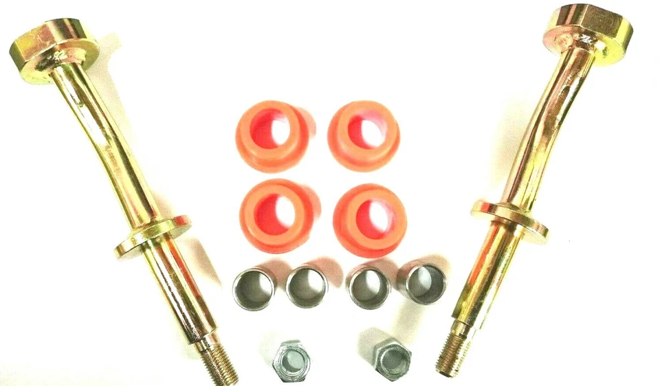 KIT CLÁSSICO MINI PINOS DE SUSPENSÃO BRAÇO INFERIOR INC. BUCHAS POLYFLEX LARANJA PORCAS E AJ5 - Imagem 1 de 1