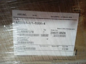 ACS550-U1-038A-4 New Sealed ABB Inverter-General Purpose ACS550-U1-038A-4 - Picture 1 of 4