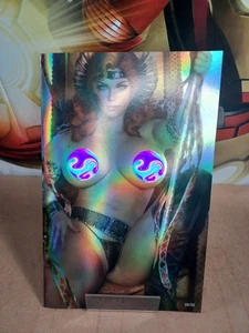 Foil Power Hour #3 Angela Bounty Hunter Shikarii Topless Spawn Patreon Exclusivo - Imagen 1 de 3