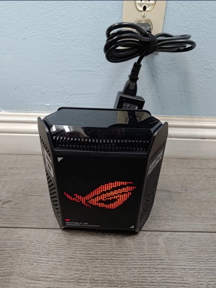 ASUS ROG Rapture GT6 1PK  AX10000 Tri-Band WiFi 6 Gaming Mesh System Black - Image 1 of 1