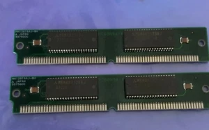 2x4mb (8mb total) 68pin simm Mitsubishi M5M482128AJ-8 Single-Sided 80ns ram  - Picture 1 of 3