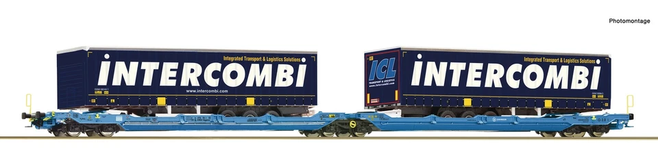 Roco 6600035 H0 Doppeltwg.T3000e+Intercombi  DC  Ep VI - Bild 1 von 1