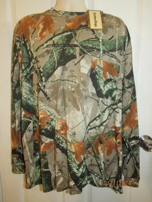 NWT~Vintage~OUTFITTERS RIDGE~Long Sleeve T-Shirt~Fusion 3-D Camo~XL 46/48 - Image 1 of 4