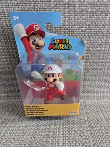 Super Mario Fire Mario 6cm/2.5" Coleccionable Nintendo Juguete Personaje Figura Jakks - Imagen 1 de 2