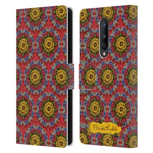 OFFICIAL FRIDA KAHLO RED FLORALS LEATHER BOOK WALLET CASE FOR BLACKBERRY ONEPLUS - Picture 1 of 16