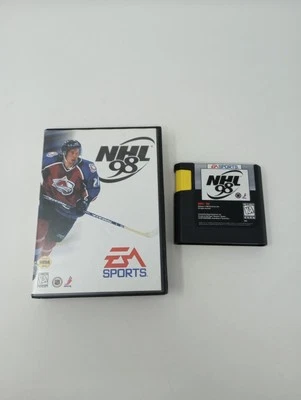 NHL 98 (Sega Genesis, 1997) Authentic Tested Cartridge & Case NO MANUAL  - Image 1 of 4