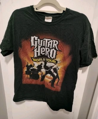 Camisa Promocional Juego Guitar Hero World Tour 2009 De Colección Mediana Foto 1 de 4