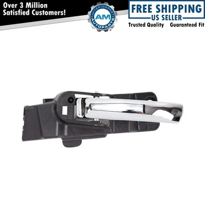 Manija de puerta interior delantera izquierda cromada y negra para Dodge Avenger 2011-2014 Foto 1 de 3