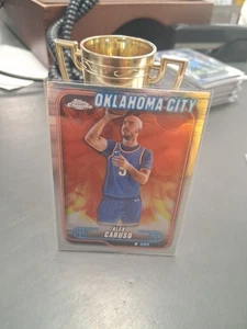 2025 Topps Chrome #6 Alex Caruso Oklahoma City Thunder Champion - Picture 1 of 2