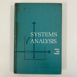Systems Analysis Harry J White Selmo Tauber W B Saunders 1969 VTG Textbook HC - Imagen 1 de 10