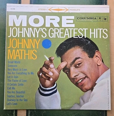 VTG Johnny Mathis More Johnny's Greatest Hits Vinyl Record 12" LP 33 RPM CS 8150 - Image 1 of 4