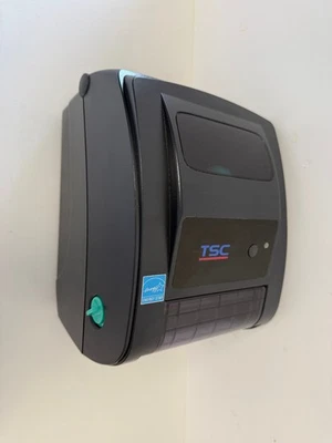 TSC TC200 THERMAL BARCODE LABEL PRINTER WITH AC ADAPTER - Image 1 of 4