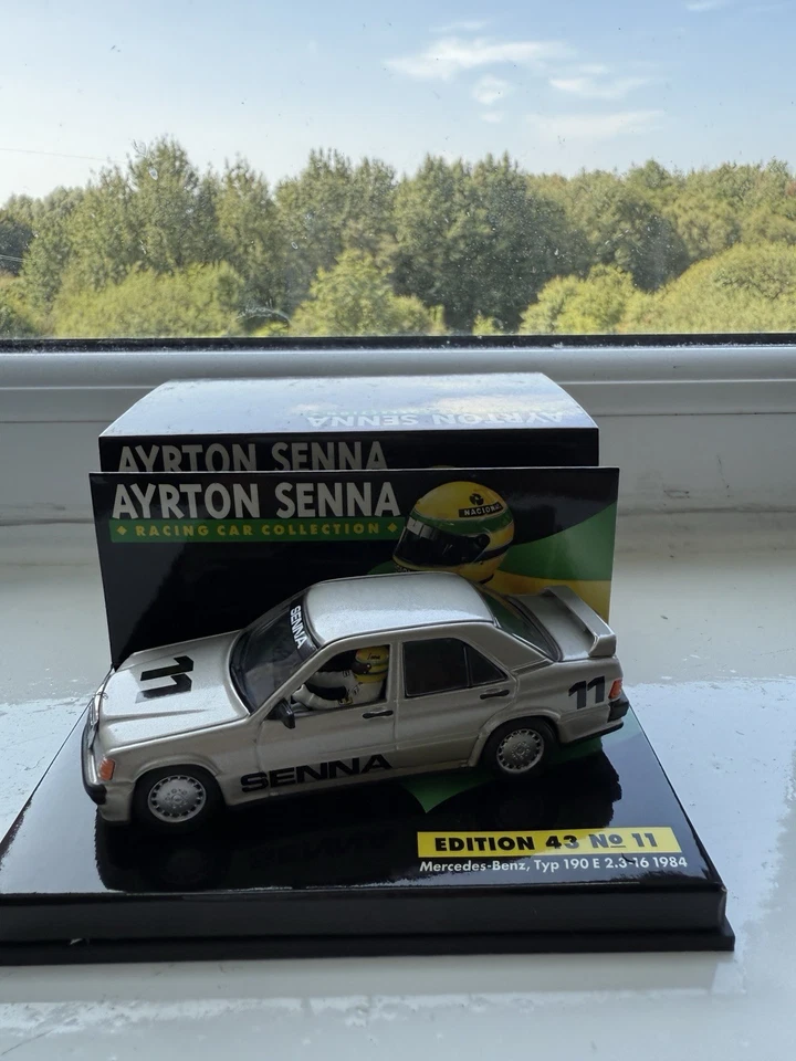 MINICHAMPS 1:43 AYRTON SENNA MERCEDES-BENZ TYP 190 E 2.3-I6 1984 EDITION 43 NO11 - Image 1 of 4