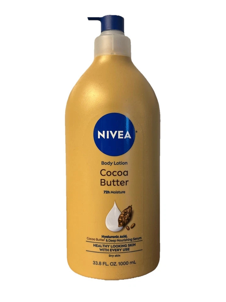 NIVEA Cocoa Butter & Vitamin E Body Lotions 33.8 fl. oz. VALUE JUMBO SIZE - Image 1 of 1