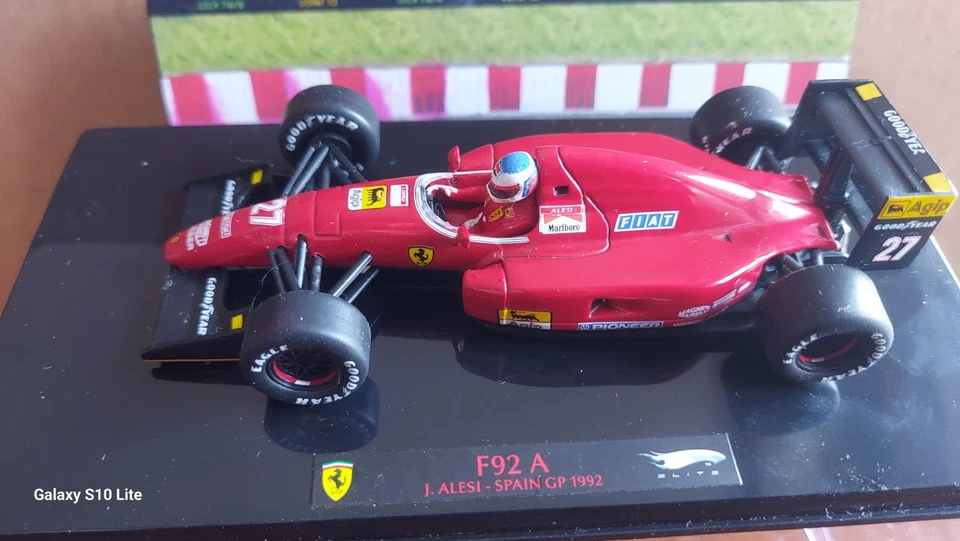 Ferrari F92A-Jean Alesi-Spanish GP 1992-Hot Wheels convertion -scala 1:43 - Immagine 1 di 3